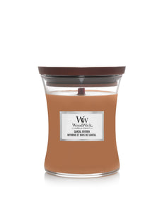 WoodWick Santal Myrrh Medium Candle - Yankee Candle & WoodWick