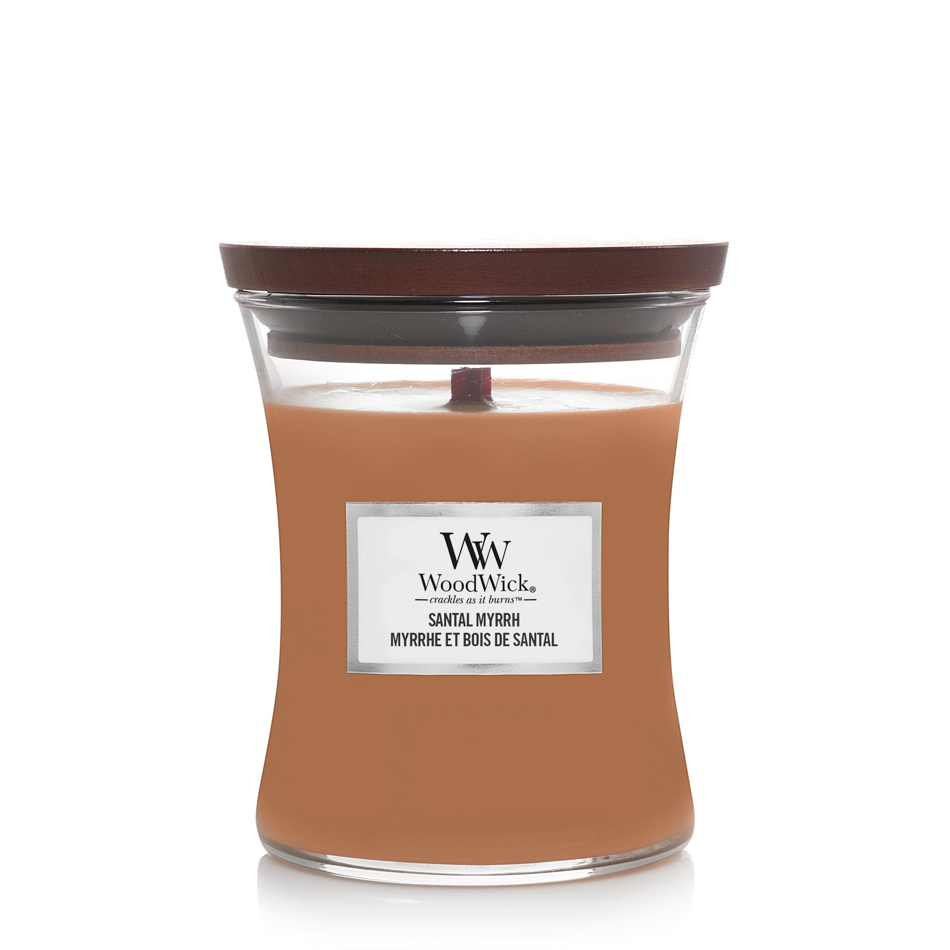 WoodWick Santal Myrrh Medium Candle - Yankee Candle & WoodWick