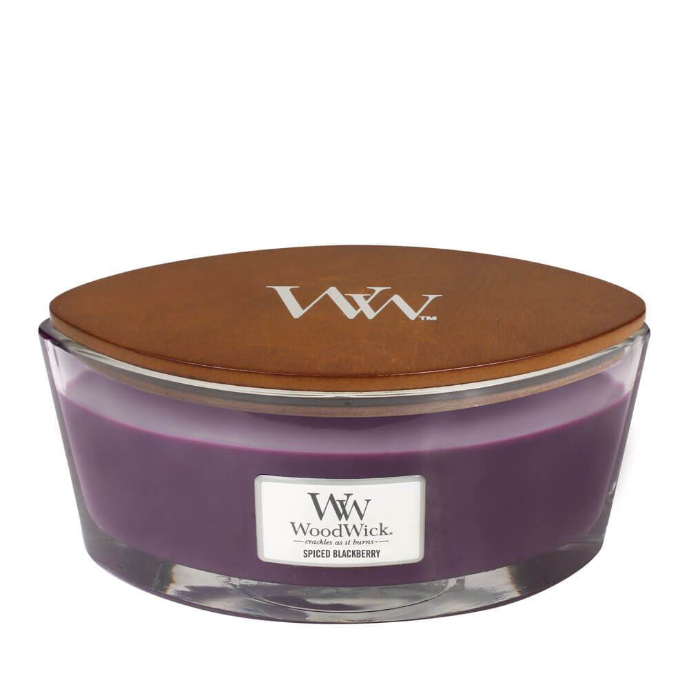 WoodWick Spiced Blackberry Ellipse Candle - Yankee Candle & WoodWick