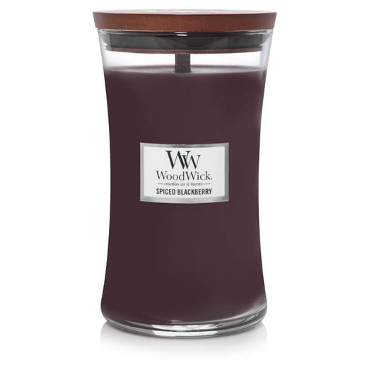 WoodWick Spiced Blackberry Large Candle - Yankee Candle & WoodWick