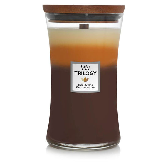 WoodWick Trilogy Café Sweets Large Candle - Yankee Candle & WoodWick