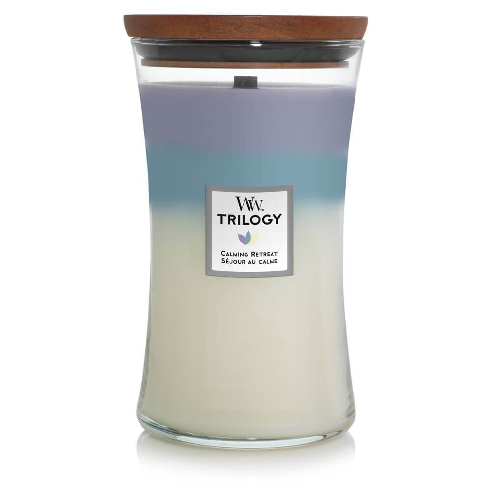 WoodWick Trilogy Calming Retreat Large Candle - Shop Hier