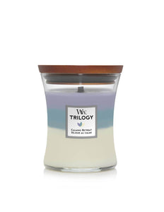 WoodWick Trilogy Calming Retreat Medium Candle - Yankee Candle & WoodWick