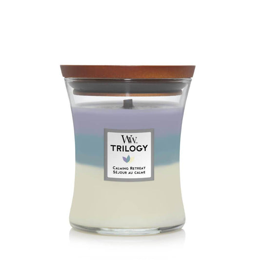 WoodWick Trilogy Calming Retreat Medium Candle - Yankee Candle & WoodWick