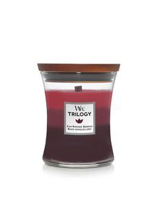 WoodWick Trilogy Sun Ripened Berries Medium Candle - Yankee Candle & WoodWick