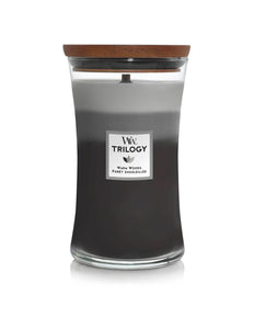 WoodWick Trilogy Warm Woods Large Candle - Yankee Candle & WoodWick