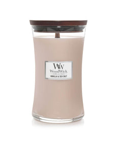 WoodWick Vanilla & Sea Salt Large Candle - Yankee Candle & WoodWick
