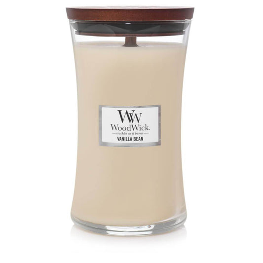 WoodWick Vanilla Bean Large Candle - Yankee Candle & WoodWick