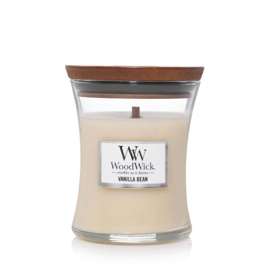 WoodWick Vanilla Bean Medium Candle - Yankee Candle & WoodWick