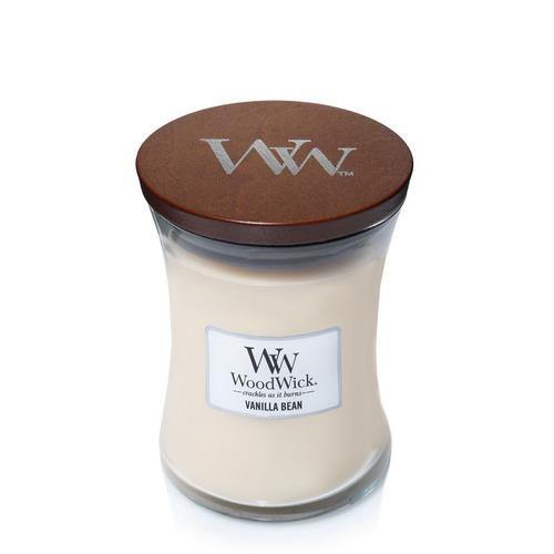 WoodWick Vanilla Bean Medium Candle - Yankee Candle & WoodWick