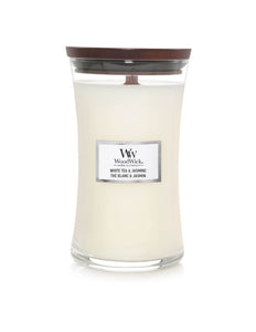 WoodWick White Tea & Jasmine Large Candle - Yankee Candle & WoodWick
