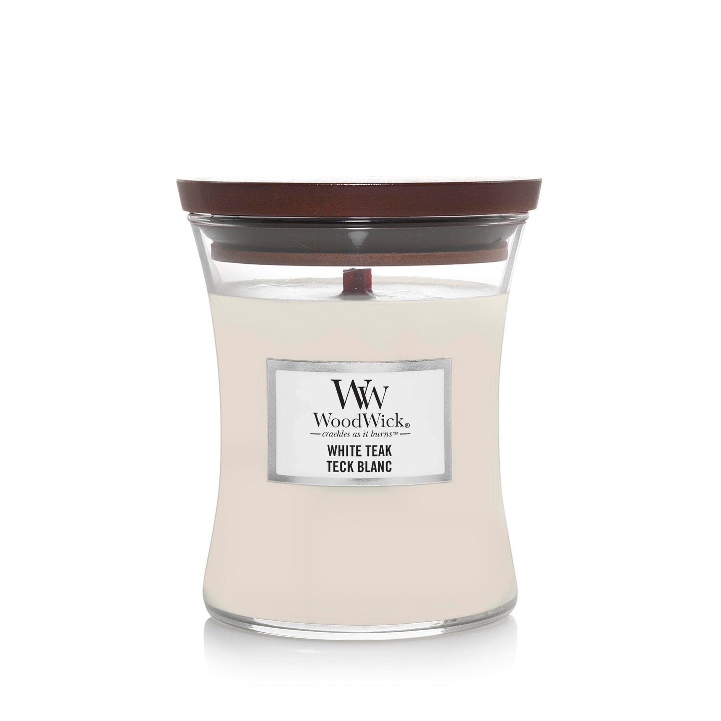 WoodWick White Teak Medium Candle - Shop Hier