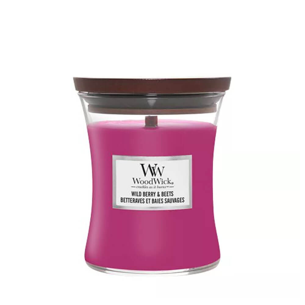 WoodWick Wild Berry & Beets Medium Candle - Yankee Candle & WoodWick