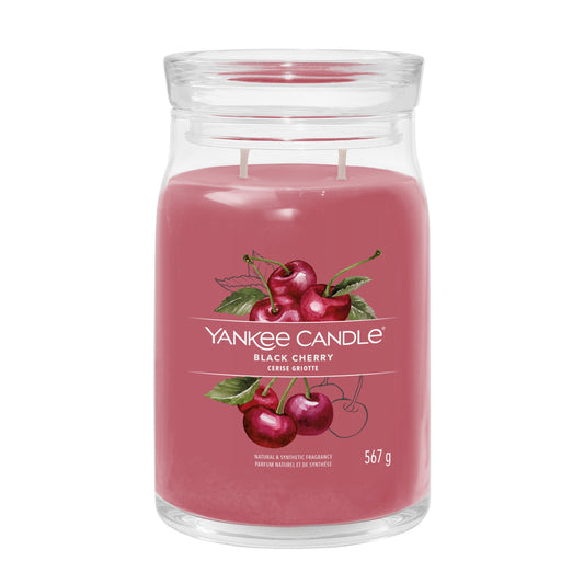 Yankee Candle Black Cherry Large Jar - Yankee Candle & WoodWick