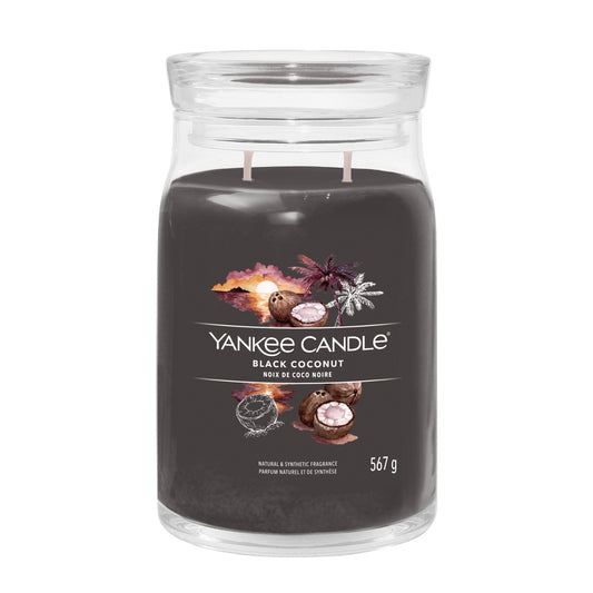 Yankee Candle Black Coconut Large Jar - Yankee Candle & WoodWick