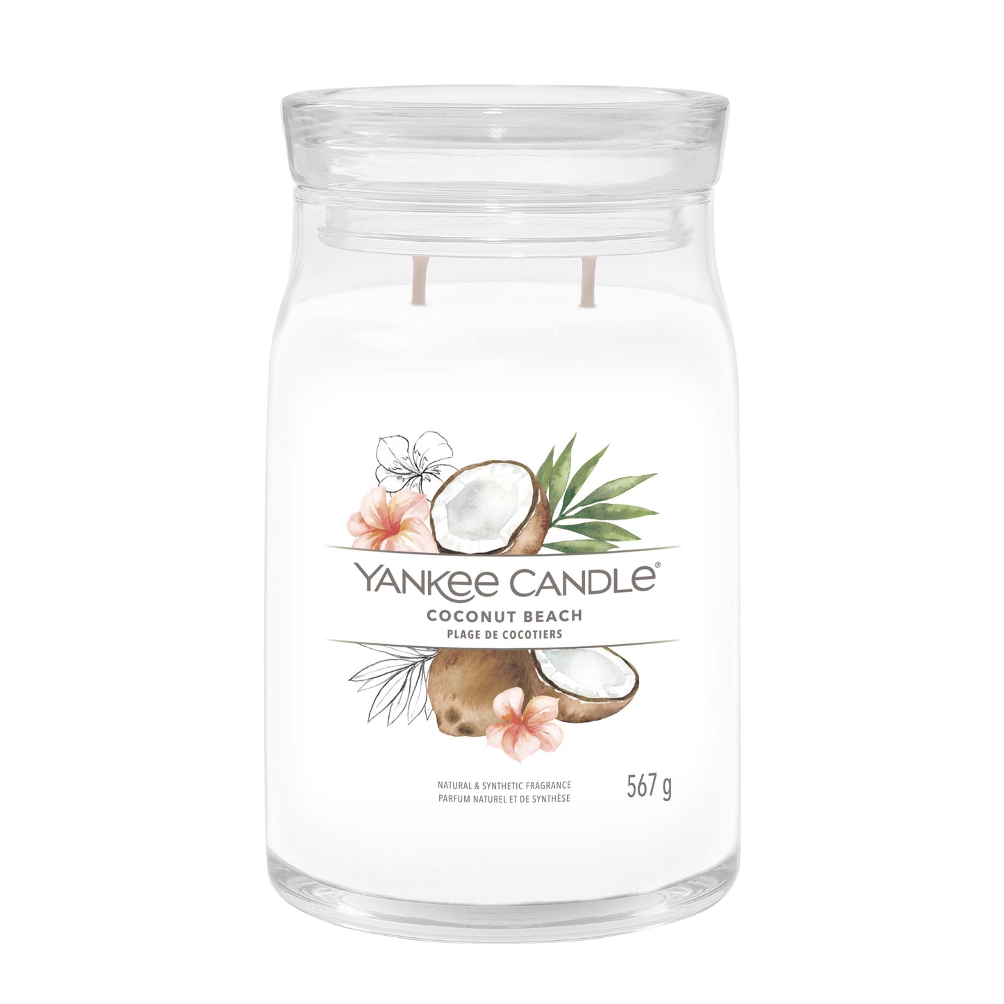Yankee Candle Coconut Beach Large Jar - Yankee Candle & WoodWick