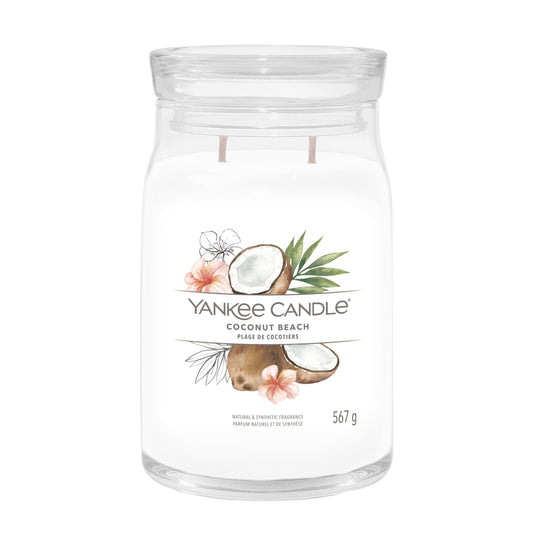 Yankee Candle Coconut Beach Large Jar - Yankee Candle & WoodWick