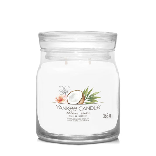 Yankee Candle Coconut Beach Medium Jar - Yankee Candle & WoodWick