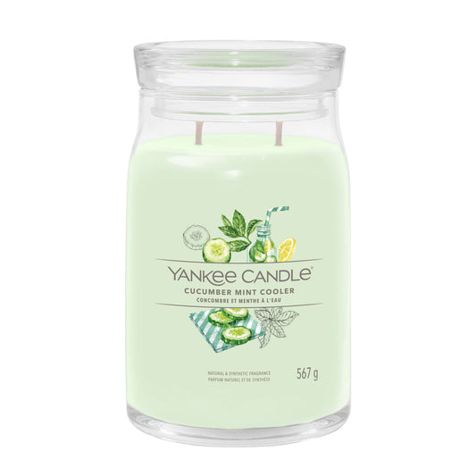 Yankee Candle Cucumber Mint Cooler Large Jar - Yankee Candle & WoodWick