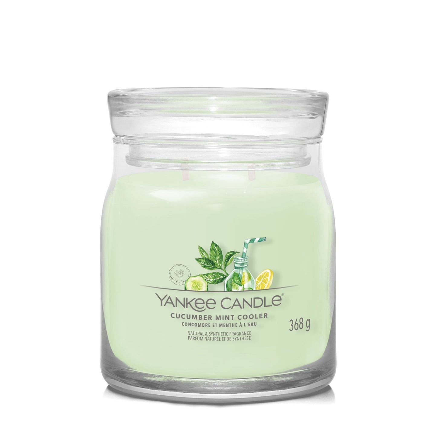 Yankee Candle Cucumber Mint Cooler Medium Jar - Yankee Candle & WoodWick