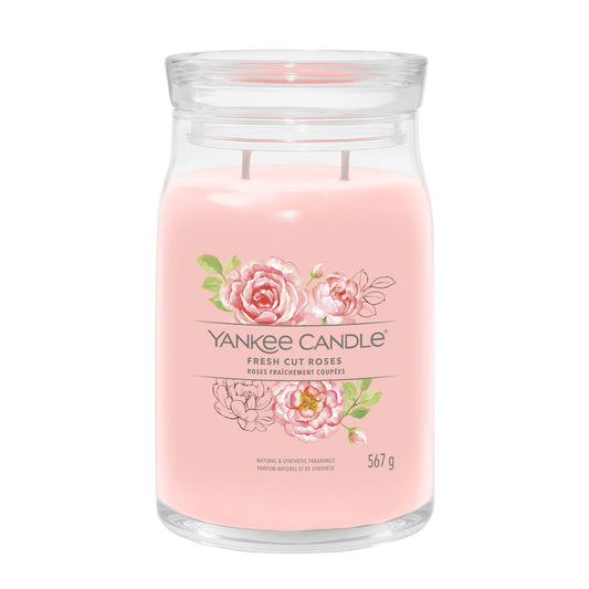 Yankee Candle Fresh Cut Roses Large Jar - Yankee Candle & WoodWick