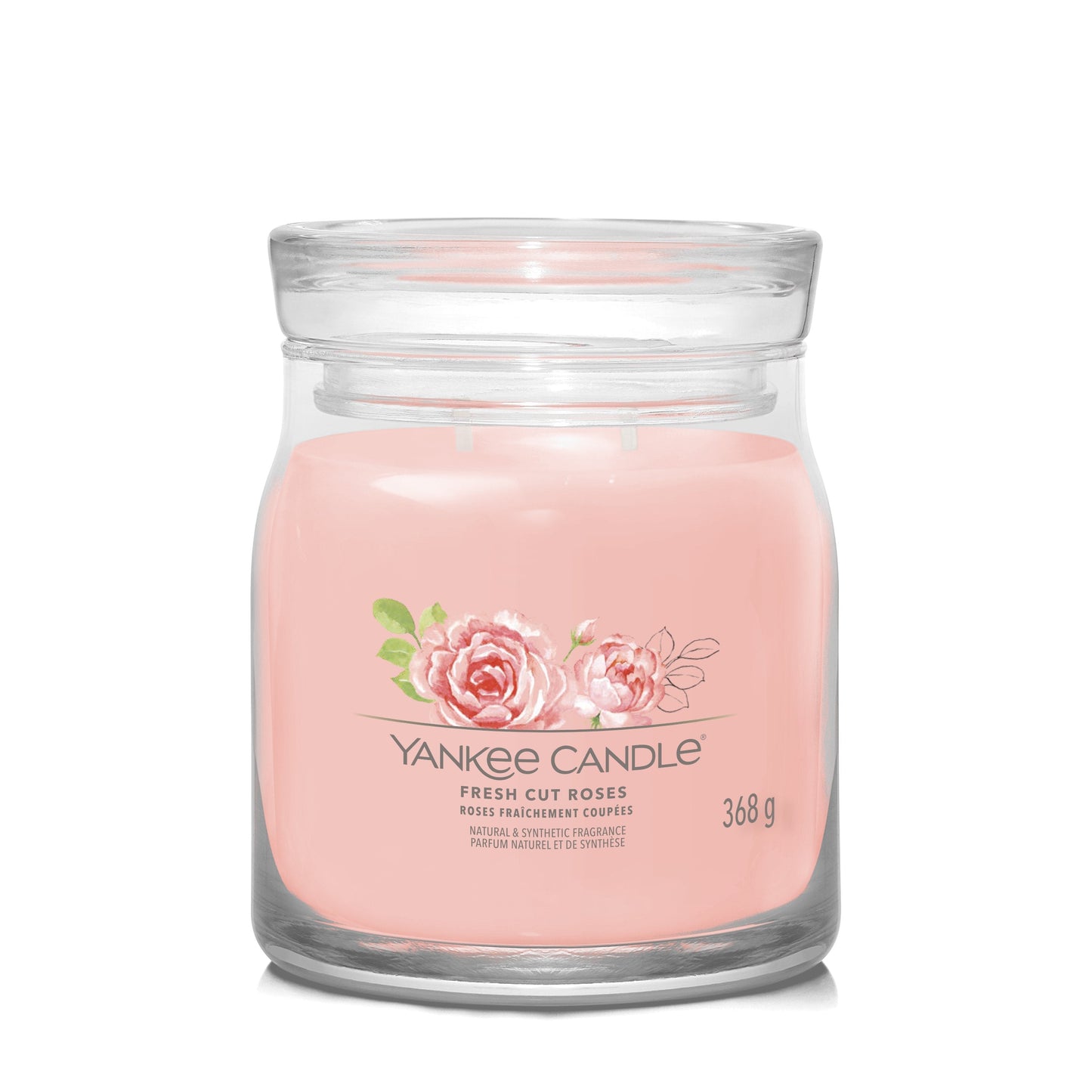 Yankee Candle Fresh Cut Roses Medium Jar - Yankee Candle & WoodWick