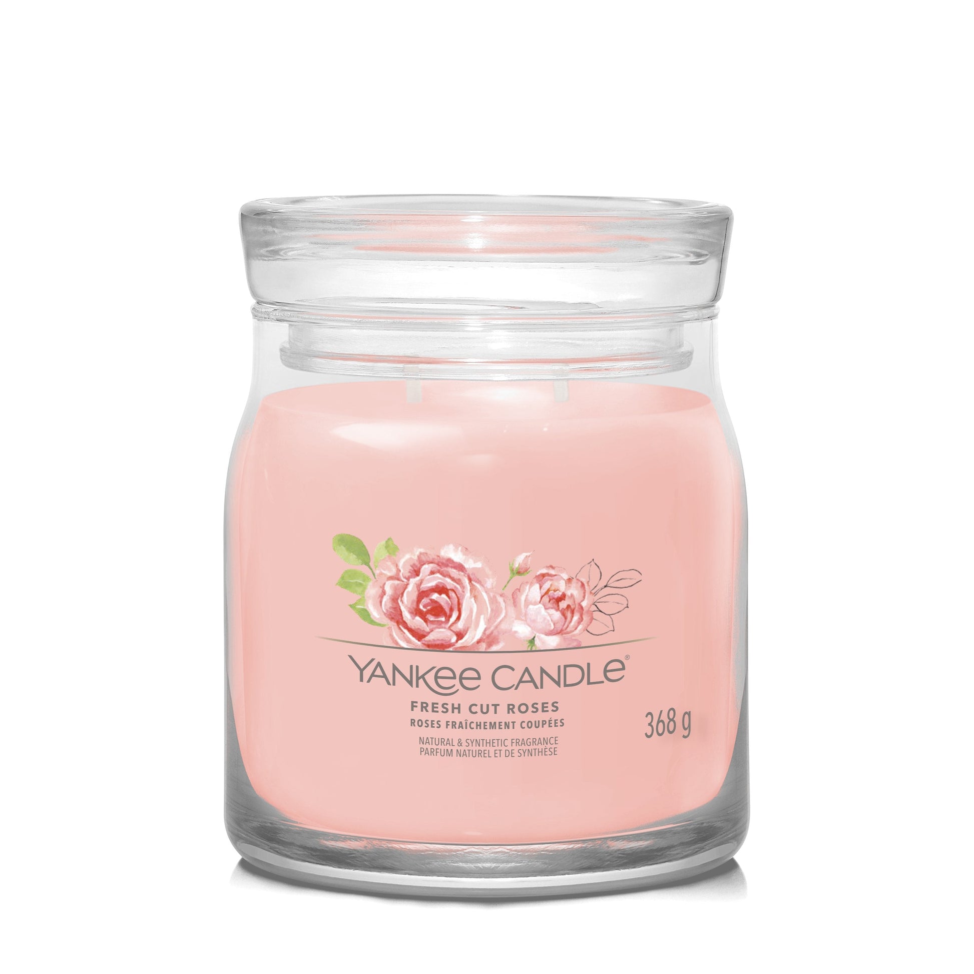 Yankee Candle Fresh Cut Roses Medium Jar - Yankee Candle & WoodWick