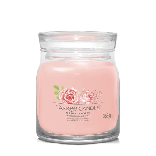Yankee Candle Fresh Cut Roses Medium Jar - Yankee Candle & WoodWick