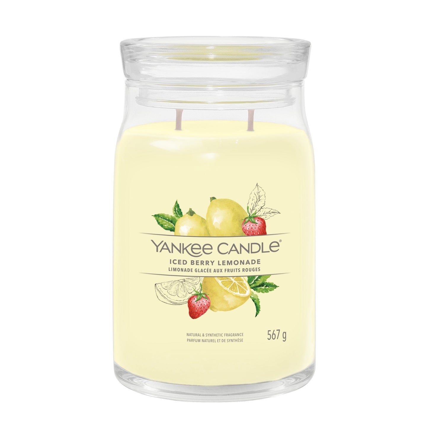 Yankee Candle Iced Berry Lemonade Large Jar - Yankee Candle & WoodWick