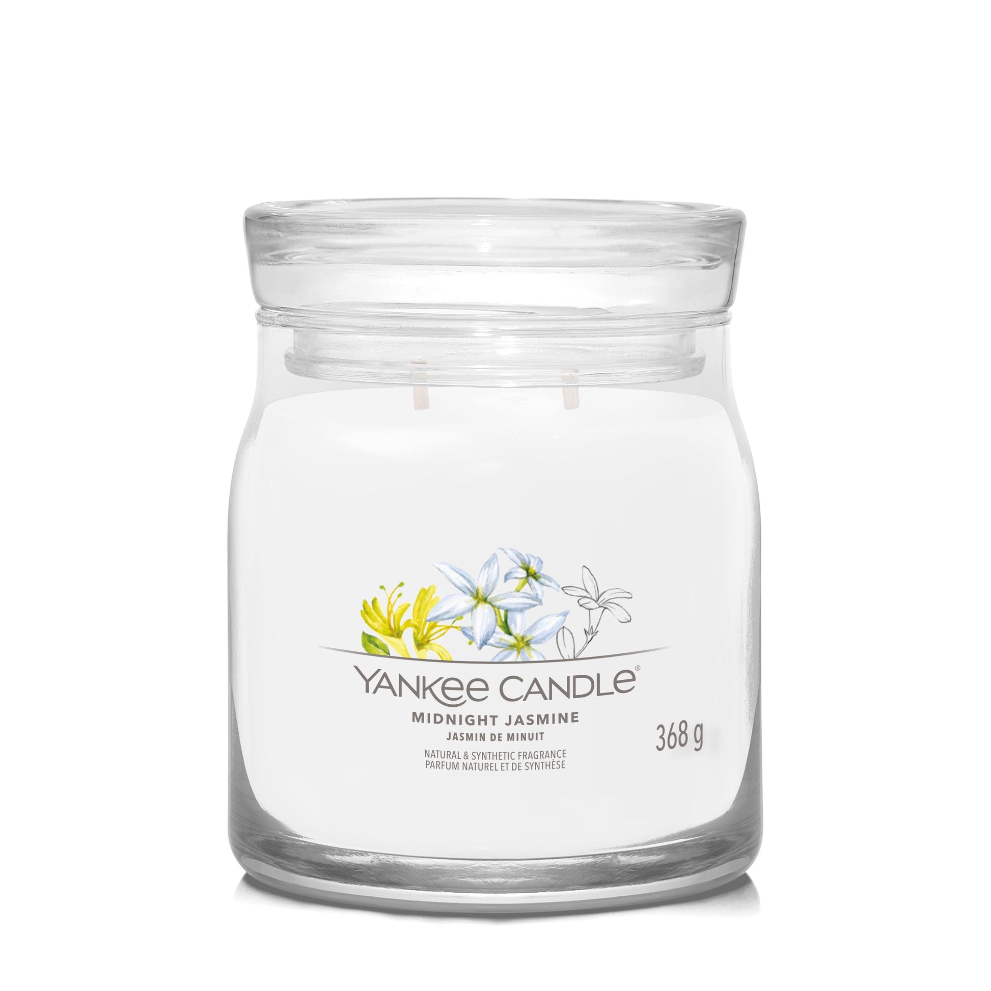 Yankee Candle Midnight Jasmine Medium Jar - Yankee Candle & WoodWick