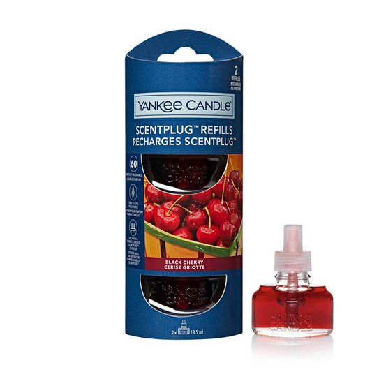 Yankee Candle Black Cherry ScentPlug Navulling - Yankee Candle & WoodWick