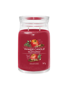 Yankee Candle Red Apple Wreath Large Jar - Yankee Candle & WoodWick