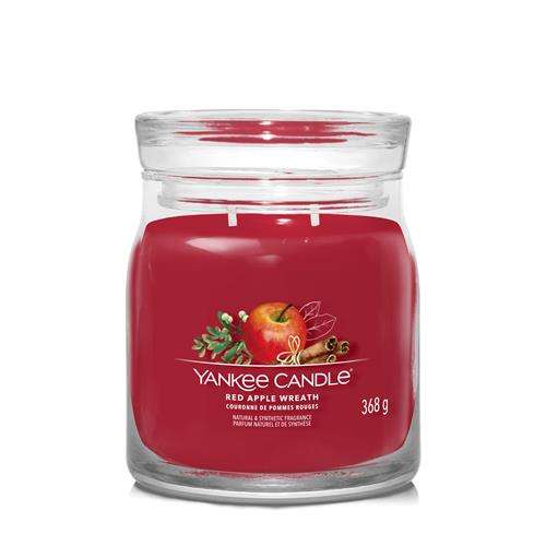 Yankee Candle Red Apple Wreath Medium Jar - Yankee Candle & WoodWick