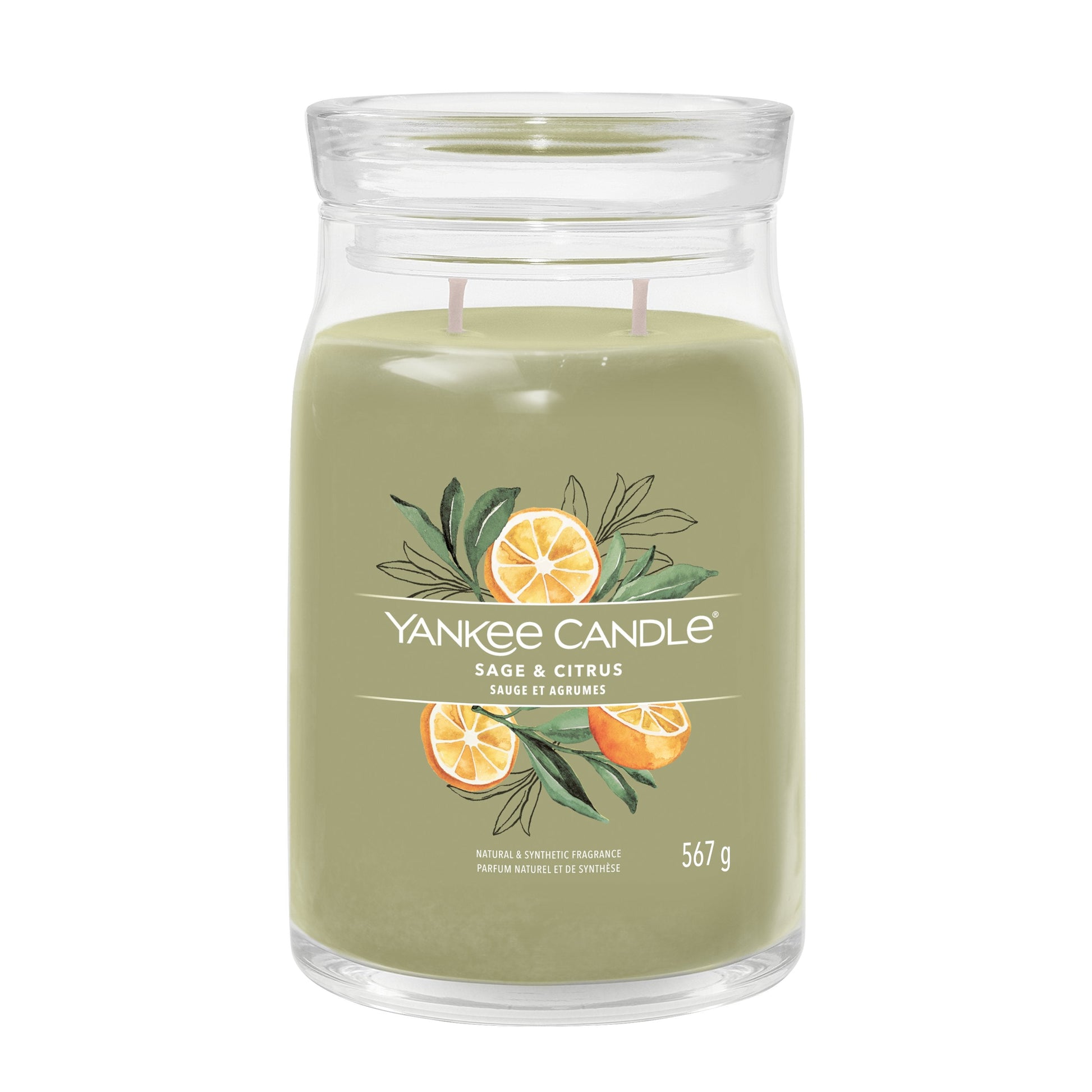 Yankee Candle Sage & Citrus Large Jar - Yankee Candle & WoodWick