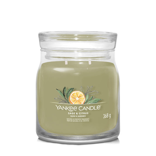 Yankee Candle Sage & Citrus Medium Jar - Yankee Candle & WoodWick