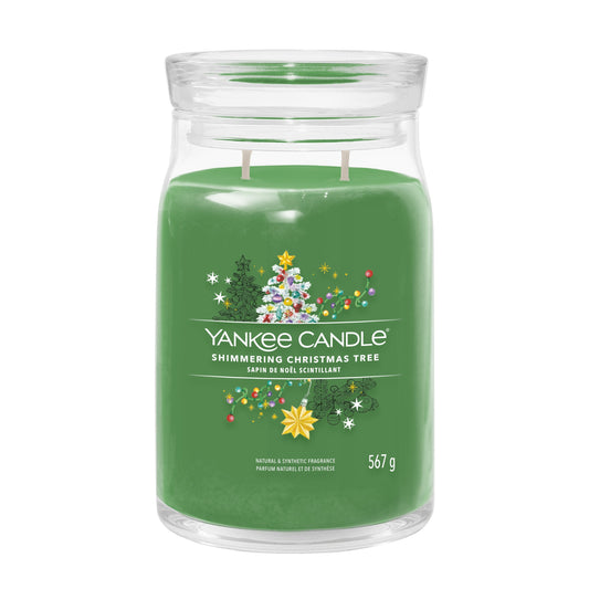 Yankee Candle Shimmering Christmas Tree Large Jar - Yankee Candle & WoodWick