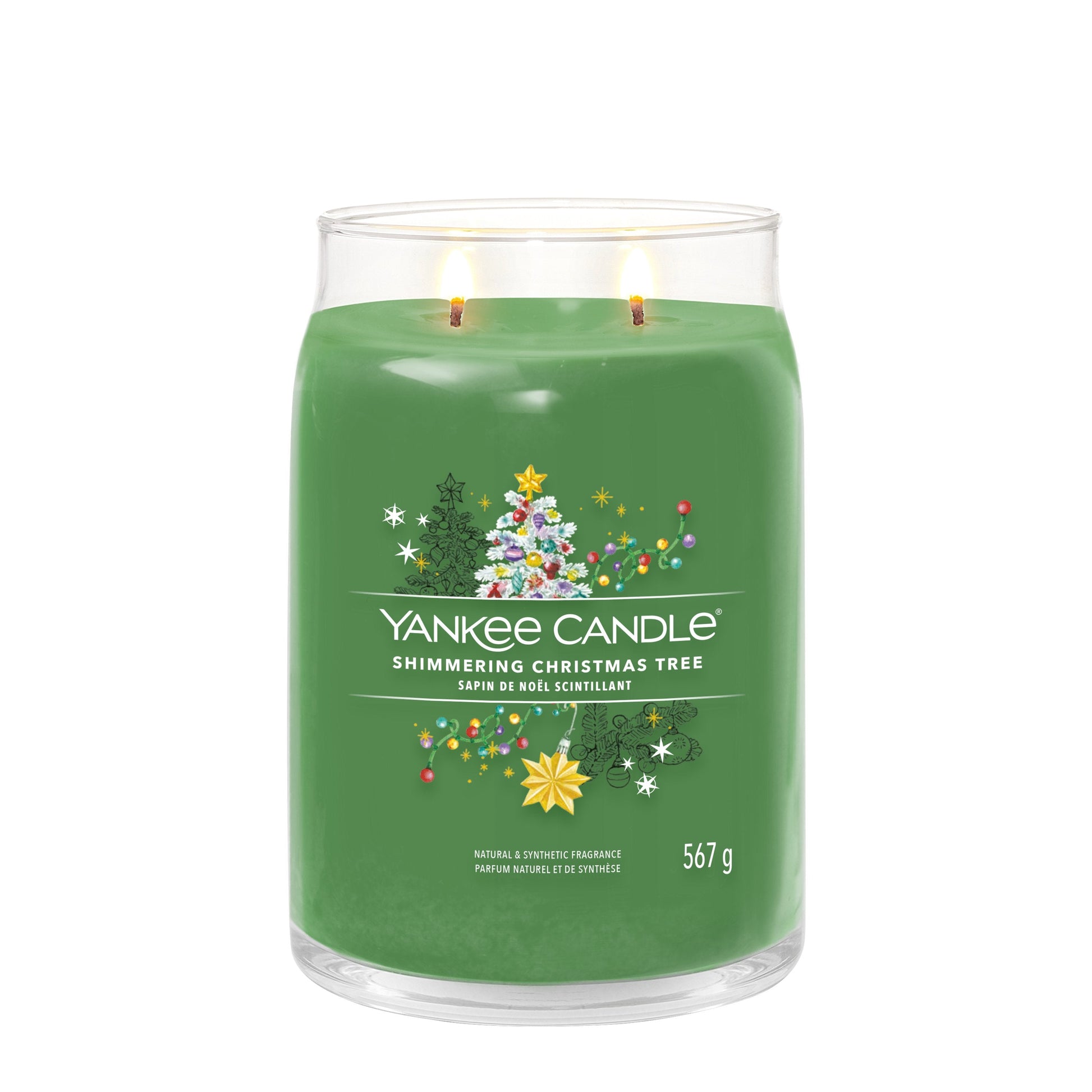 Yankee Candle Shimmering Christmas Tree Large Jar - Yankee Candle & WoodWick