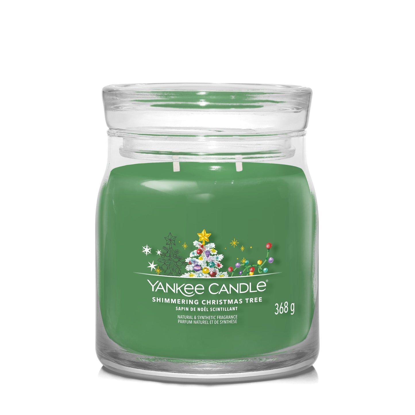 Yankee Candle Shimmering Christmas Tree Medium Jar - Shop Hier
