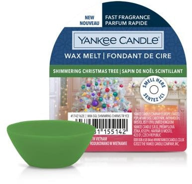 Yankee Candle Shimmering Christmas Tree Wax Melt - Yankee Candle & WoodWick