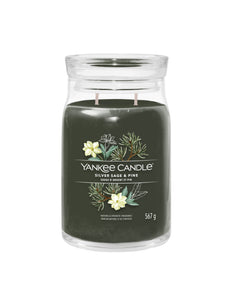 Yankee Candle Silver Sage & Pine Large Jar - Yankee Candle & WoodWick