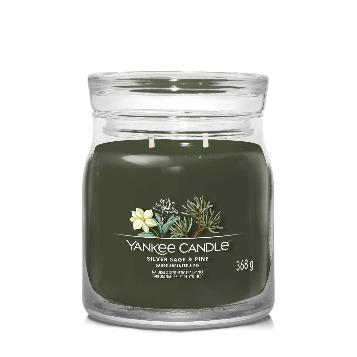 Yankee Candle Silver Sage & Pine Medium Jar - Shop Hier