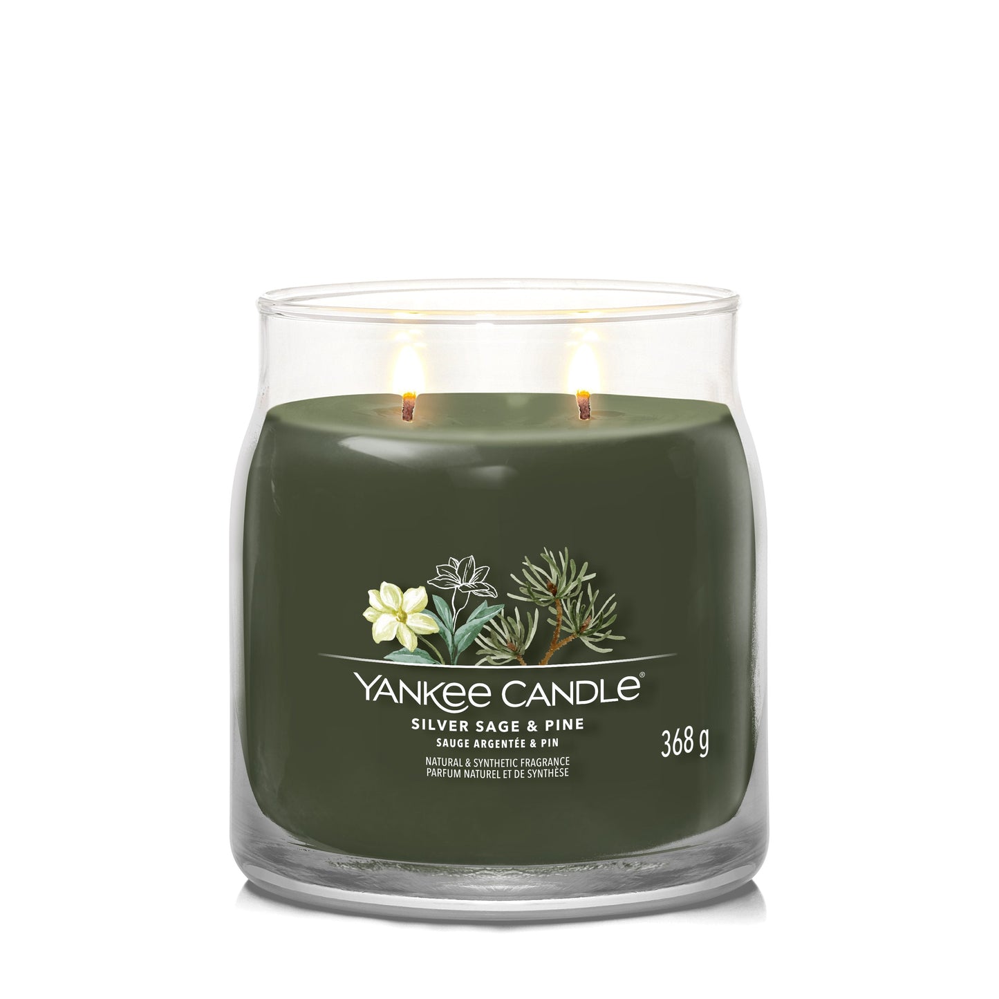 Yankee Candle Silver Sage & Pine Medium Jar - Shop Hier
