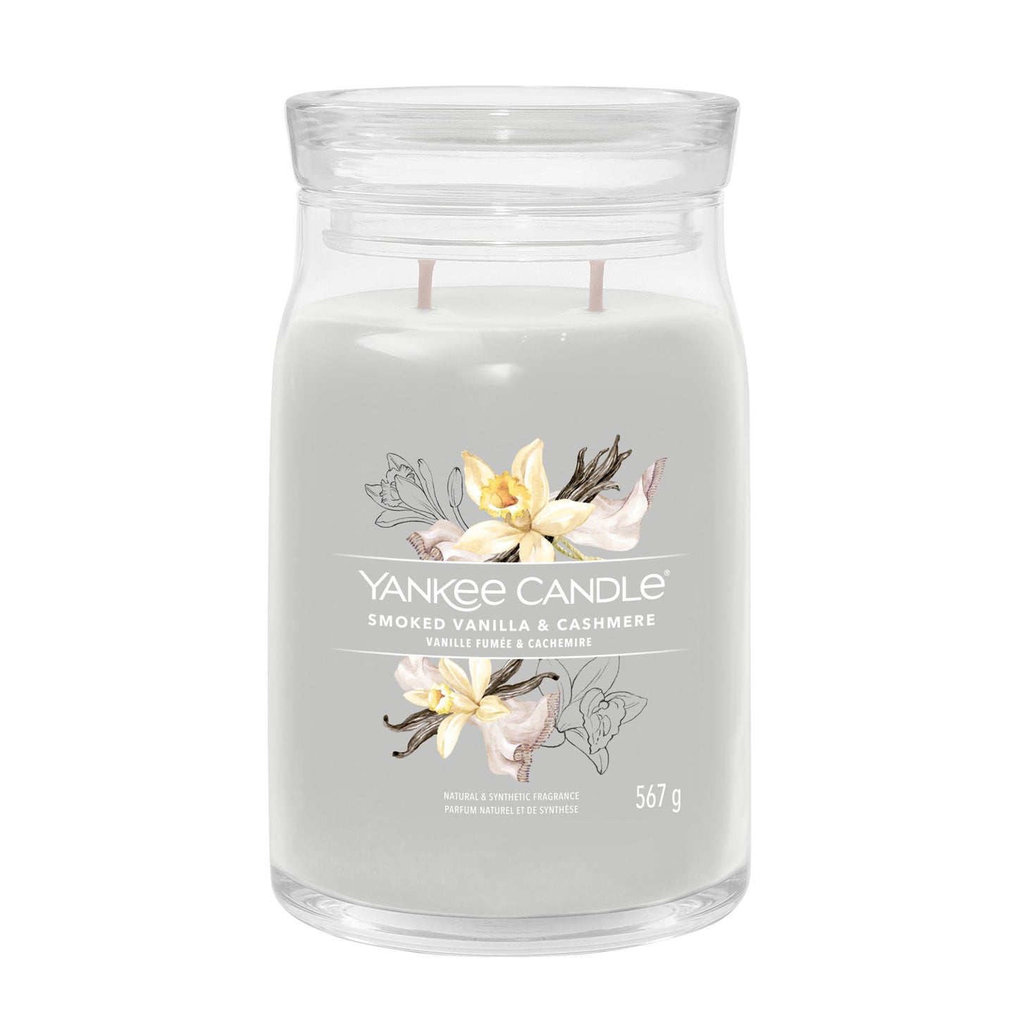 Yankee Candle Smoked Vanilla & Cashmere Large Jar - Yankee Candle & WoodWick