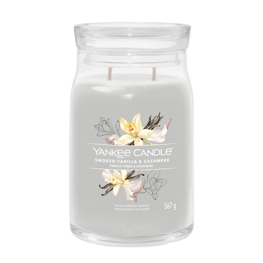 Yankee Candle Smoked Vanilla & Cashmere Large Jar - Yankee Candle & WoodWick