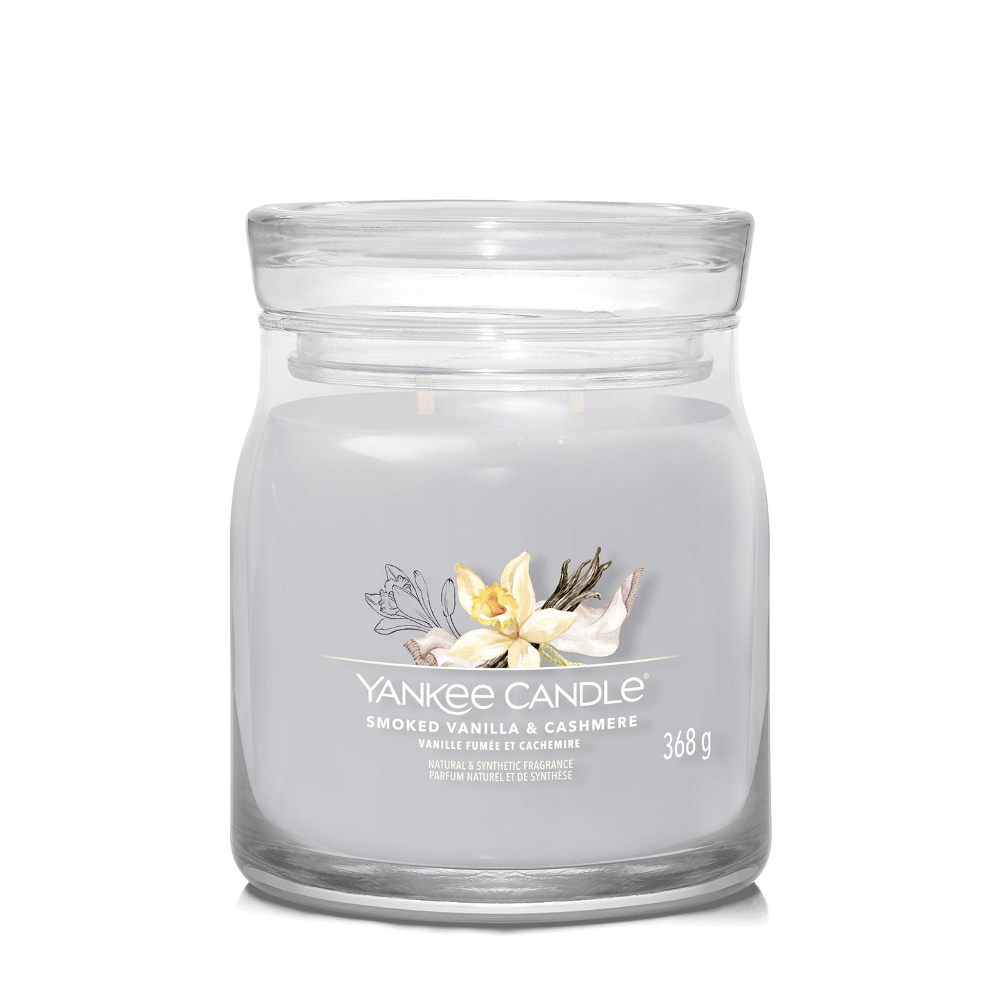 Yankee Candle Smoked Vanilla & Cashmere Medium Jar - Shop Hier