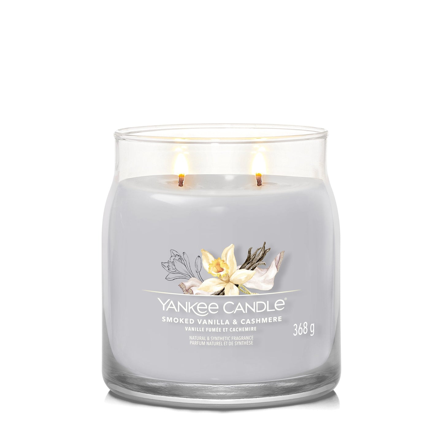 Yankee Candle Smoked Vanilla & Cashmere Medium Jar - Shop Hier