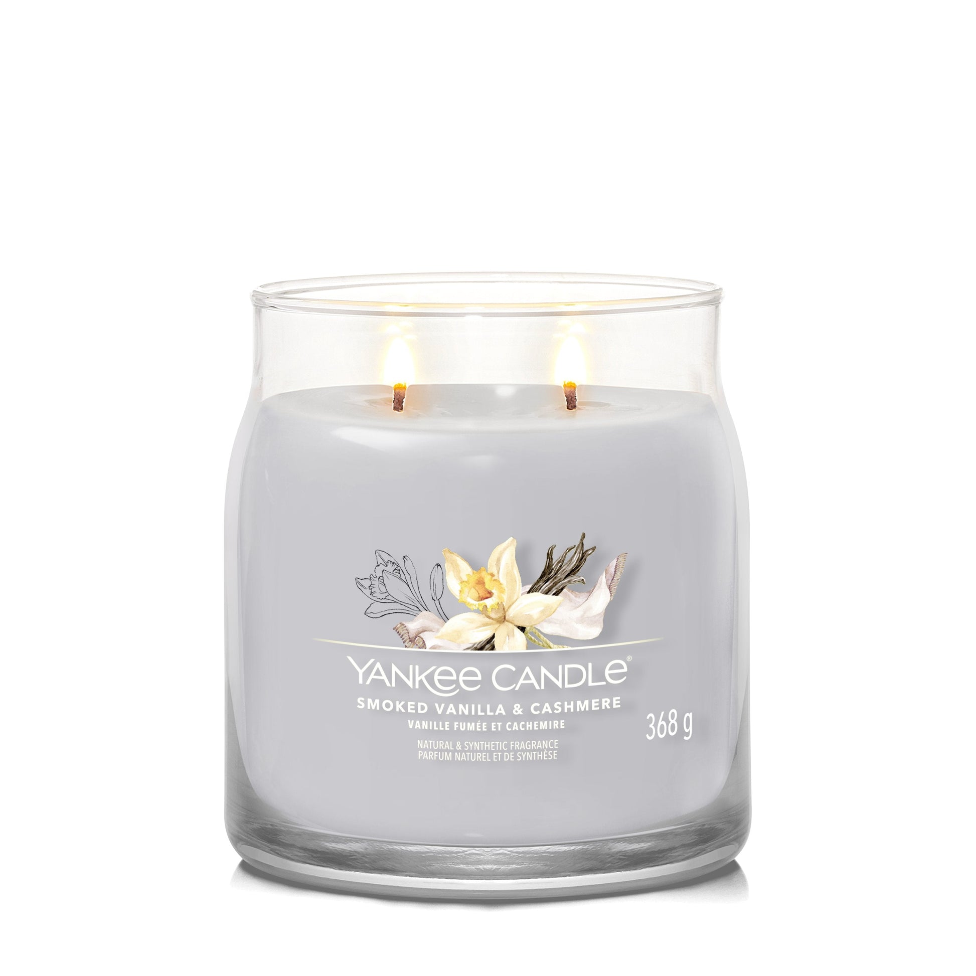 Yankee Candle Smoked Vanilla & Cashmere Medium Jar - Yankee Candle & WoodWick