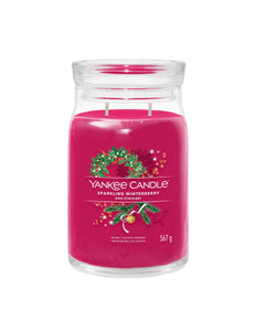 Yankee Candle Sparkling Winterberry Large Jar - Yankee Candle & WoodWick