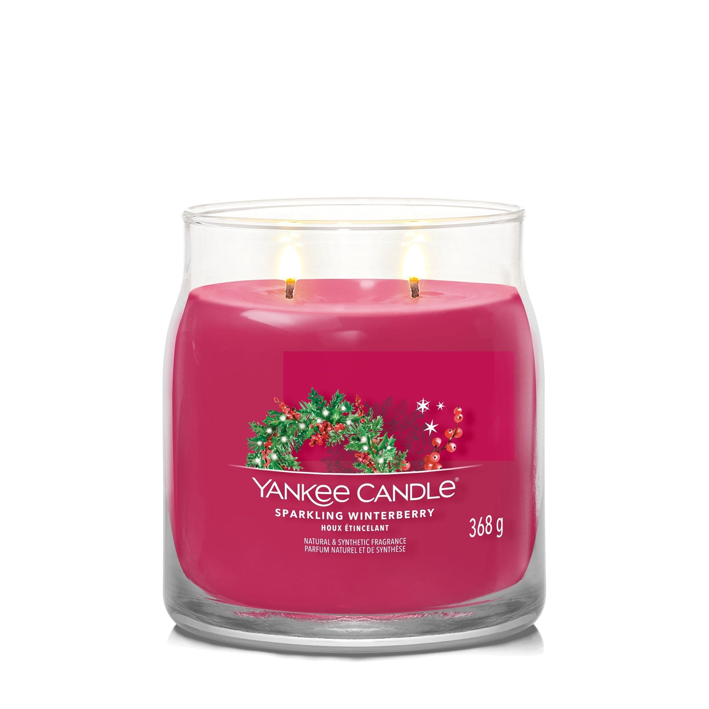 Yankee Candle Sparkling Winterberry Medium Jar - Shop Hier