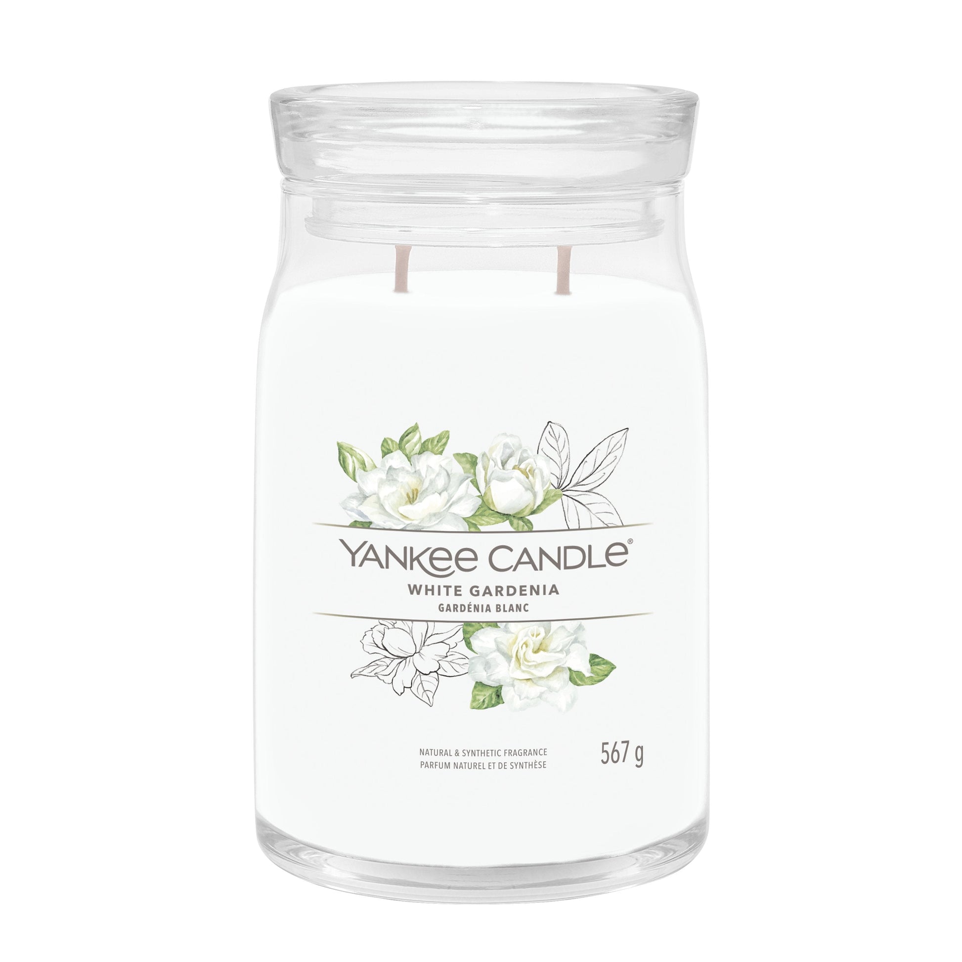Yankee Candle White Gardenia Large Jar - Yankee Candle & WoodWick